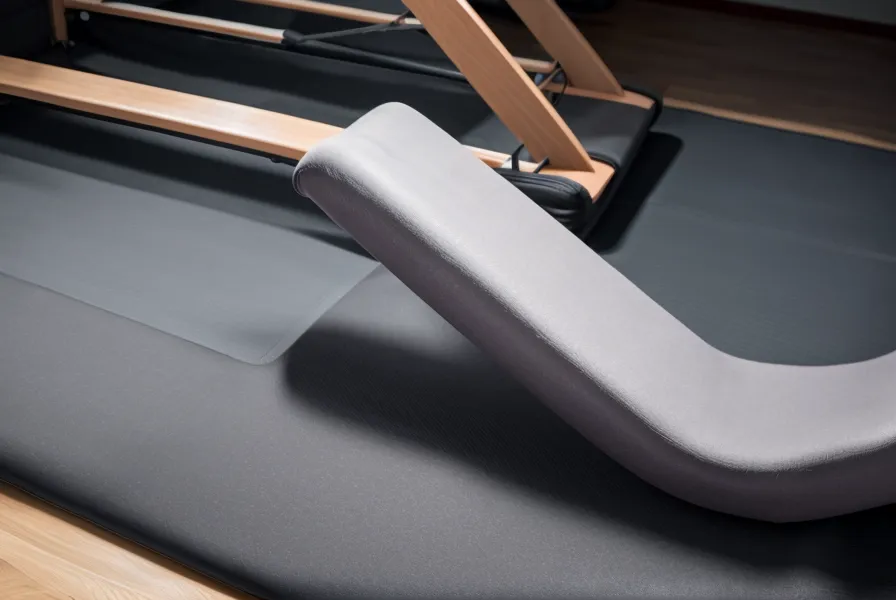 Zusammengerollte Pilatesmatte als Büroergonomie-Trick gegen Handgelenkschmerzen